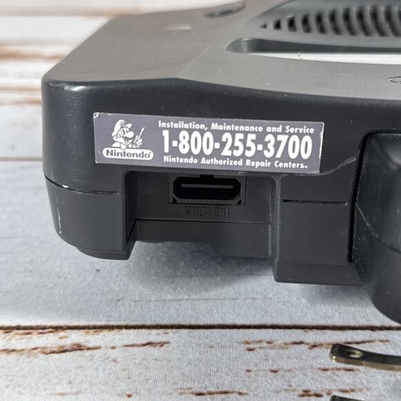 Nintendo 64 N64 Console W Power Supply Only Parts - Picture 7 of 7